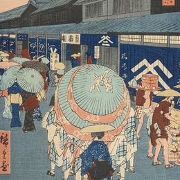 View of Nihonbashi Tori itchome